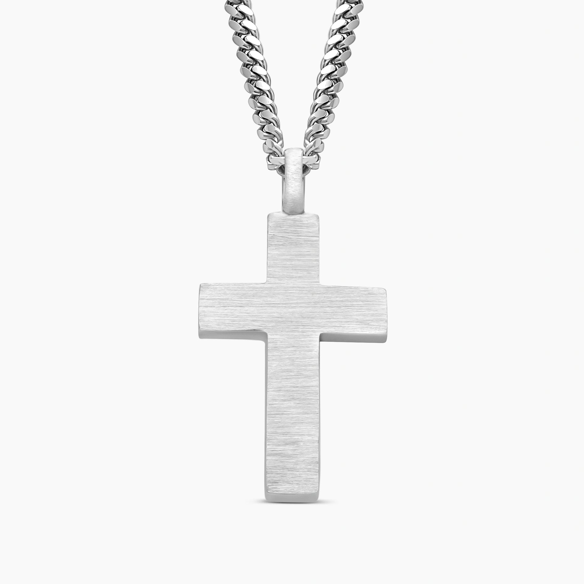 Sterling Silver Cross Pendant top E2732