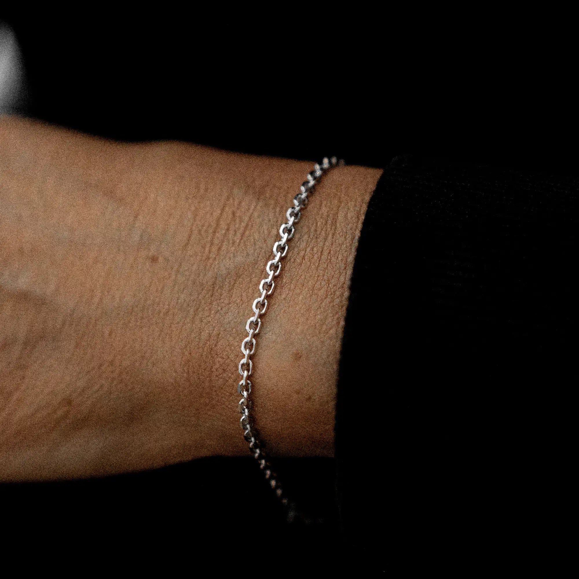 Cable Bracelet 2mm Sterling Silver