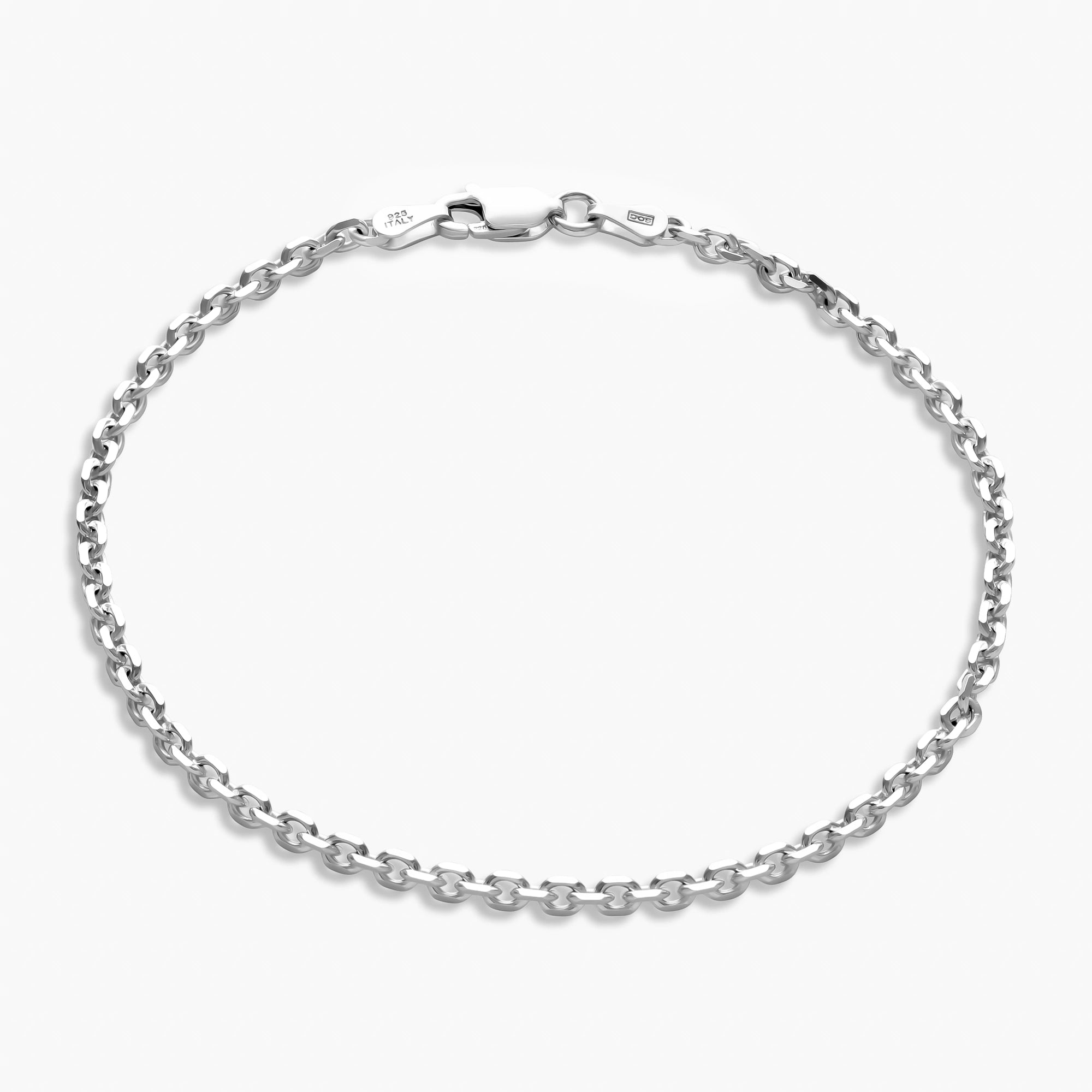 Cable Bracelet 2mm Sterling Silver