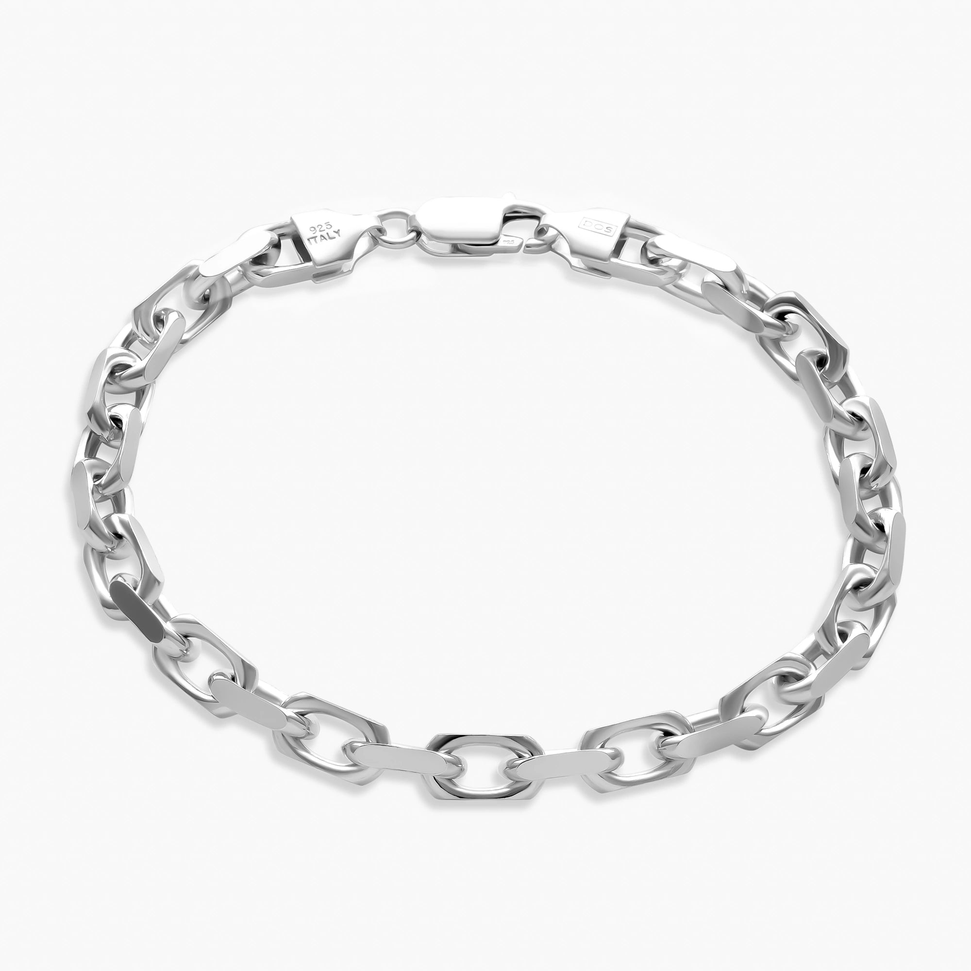 Cable Bracelet 6mm Sterling Silver