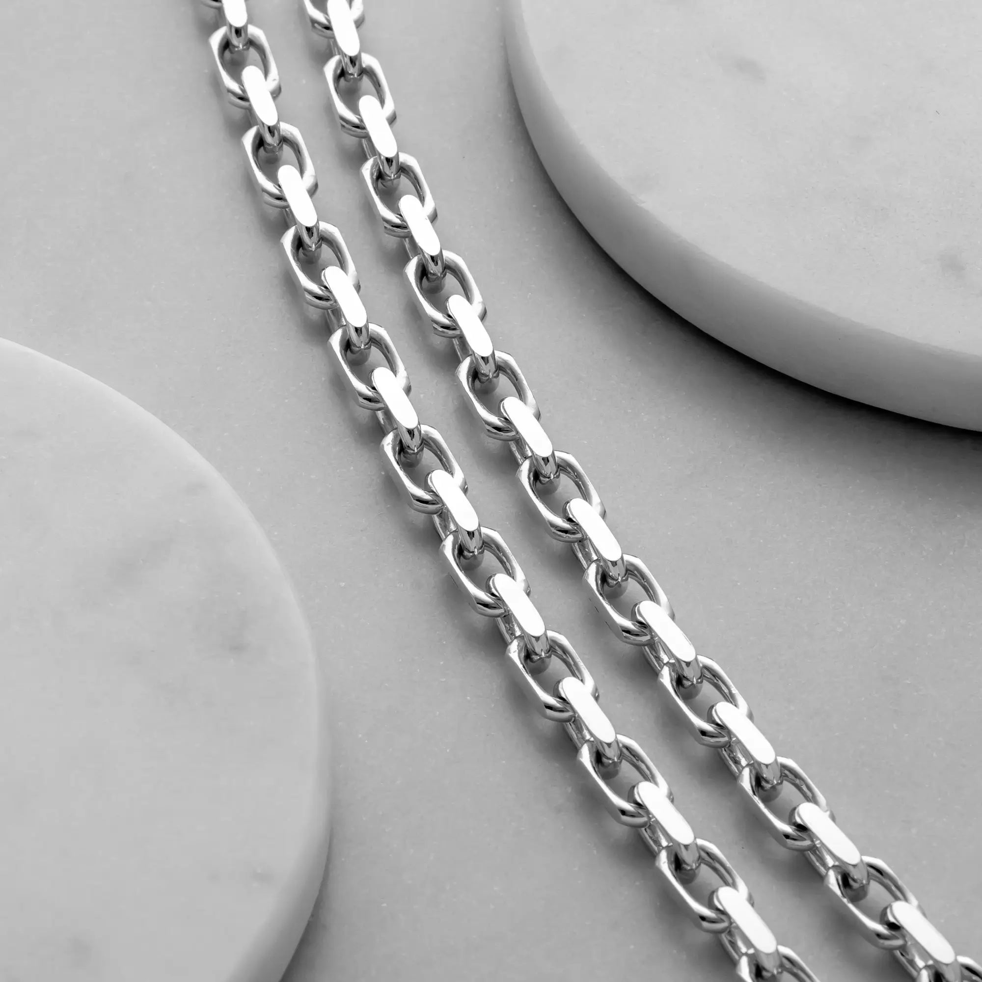 Cable Chain 4mm in 925 Sterling Silver