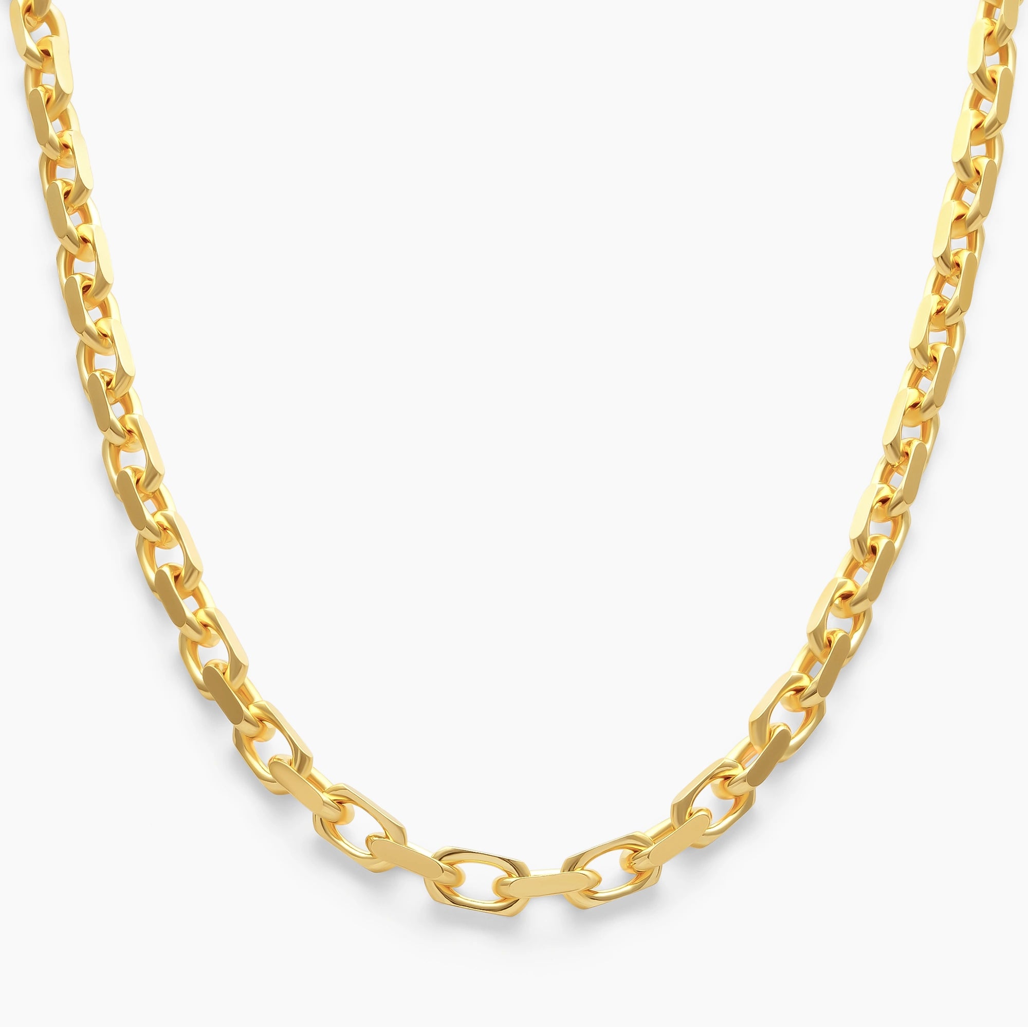 Cable Chain 6mm 18k Gold Vermeil