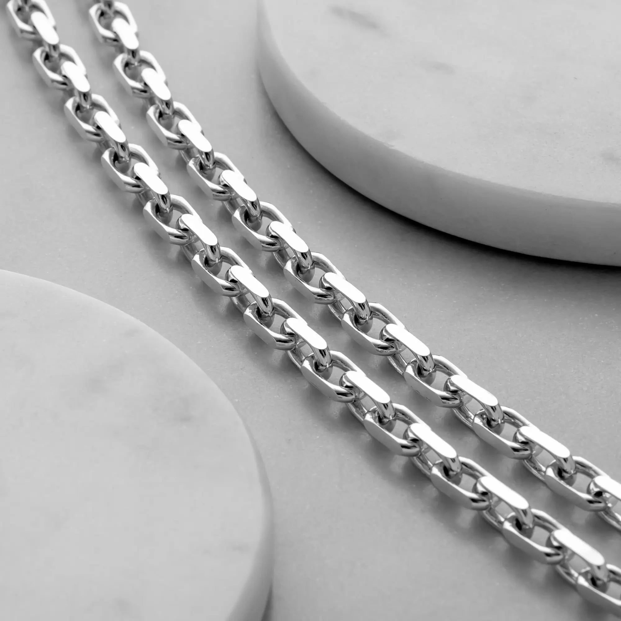 Cable Chain 6mm in 925 Sterling Silver