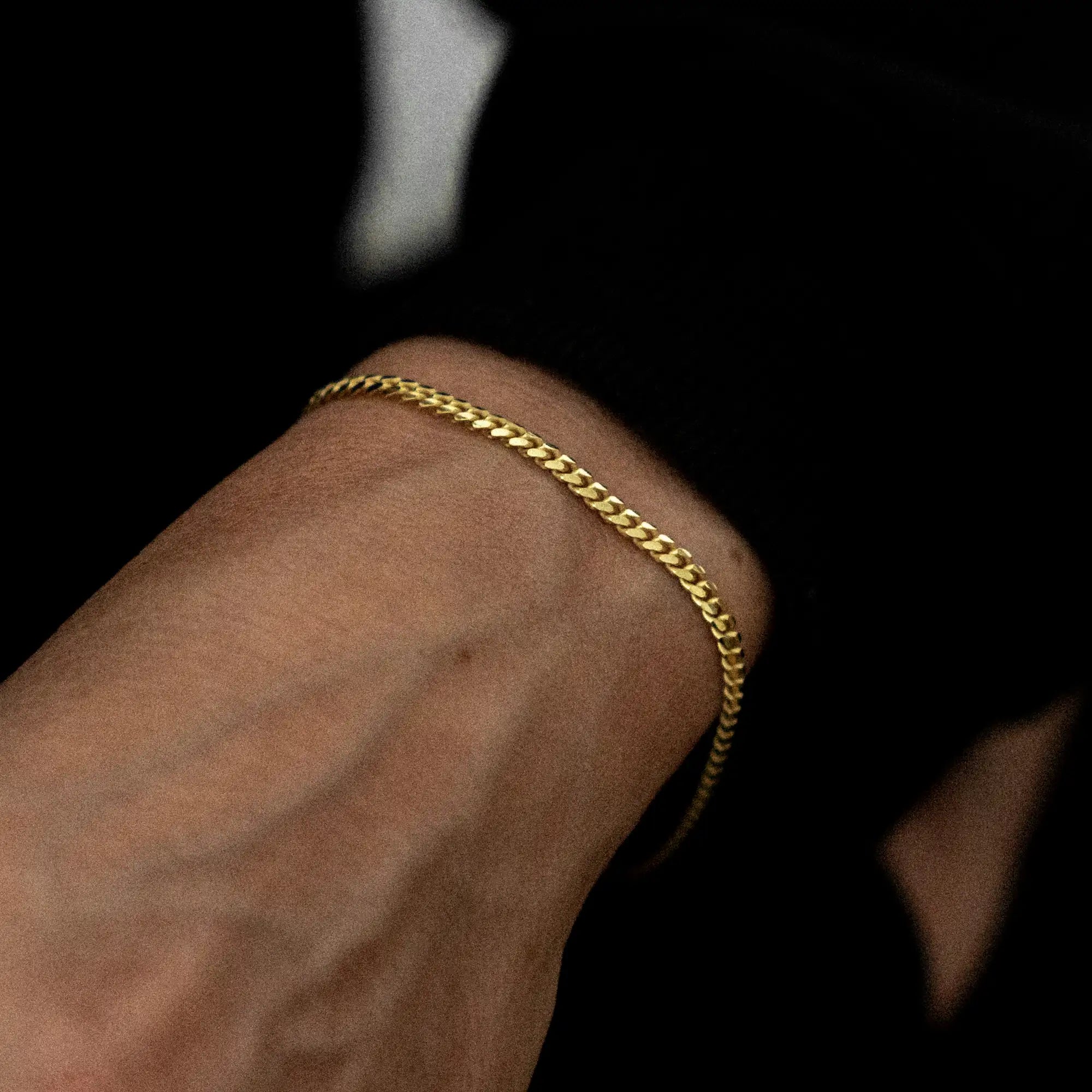 Cuban Bracelet 3mm Gold