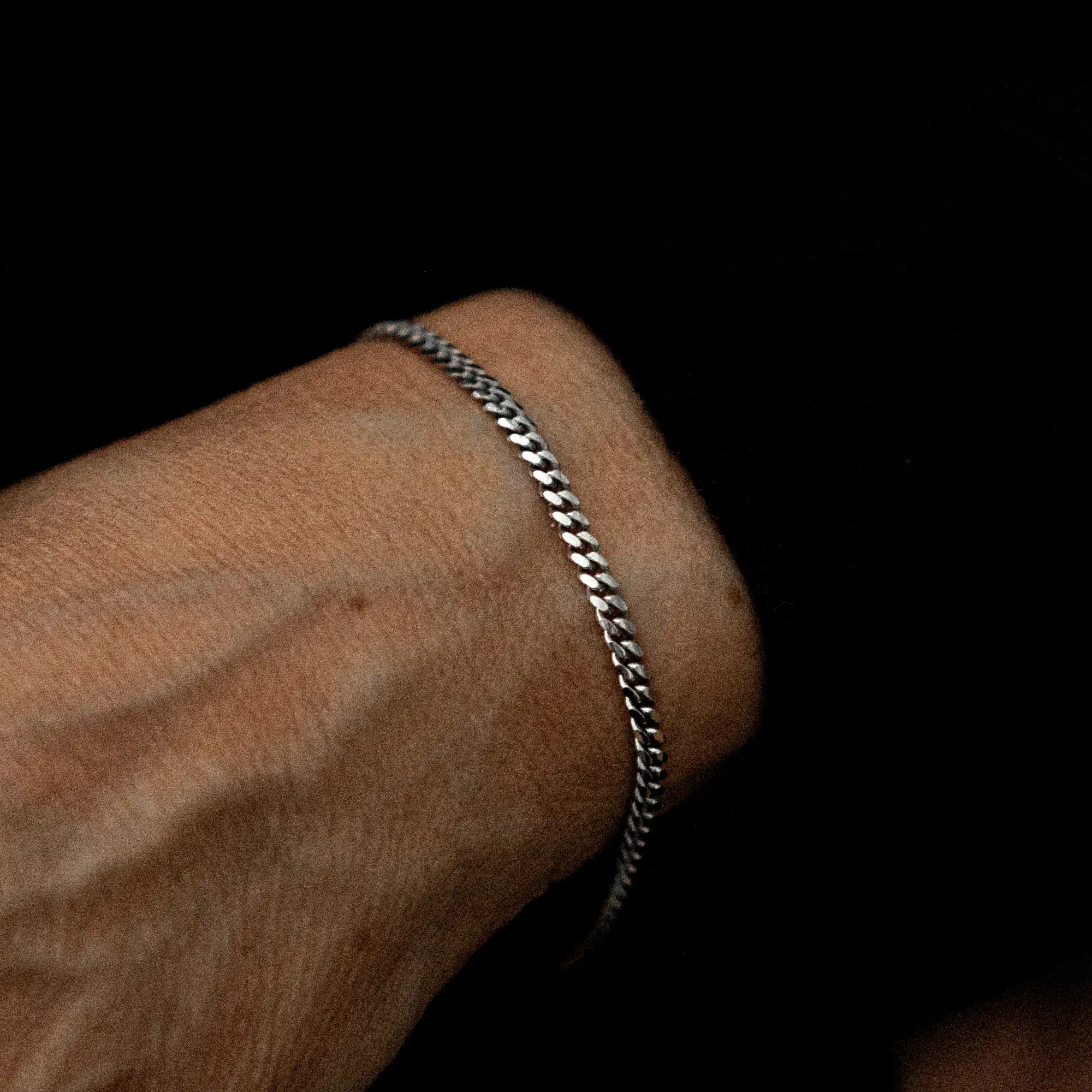 Cuban Bracelet 3mm Sterling Silver