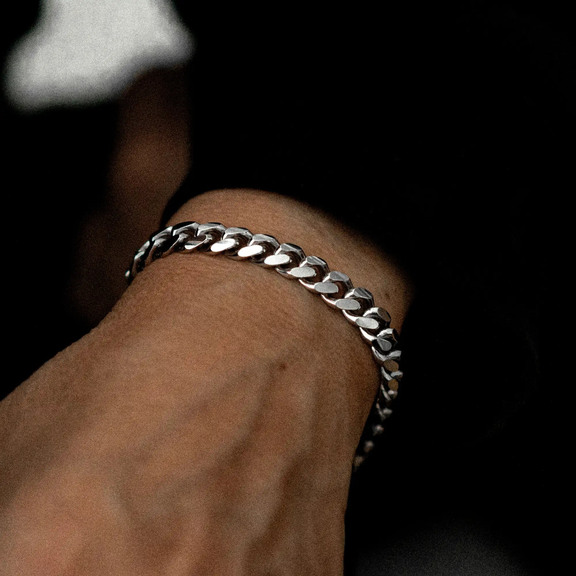 Cuban Bracelet 8mm Sterling Silver