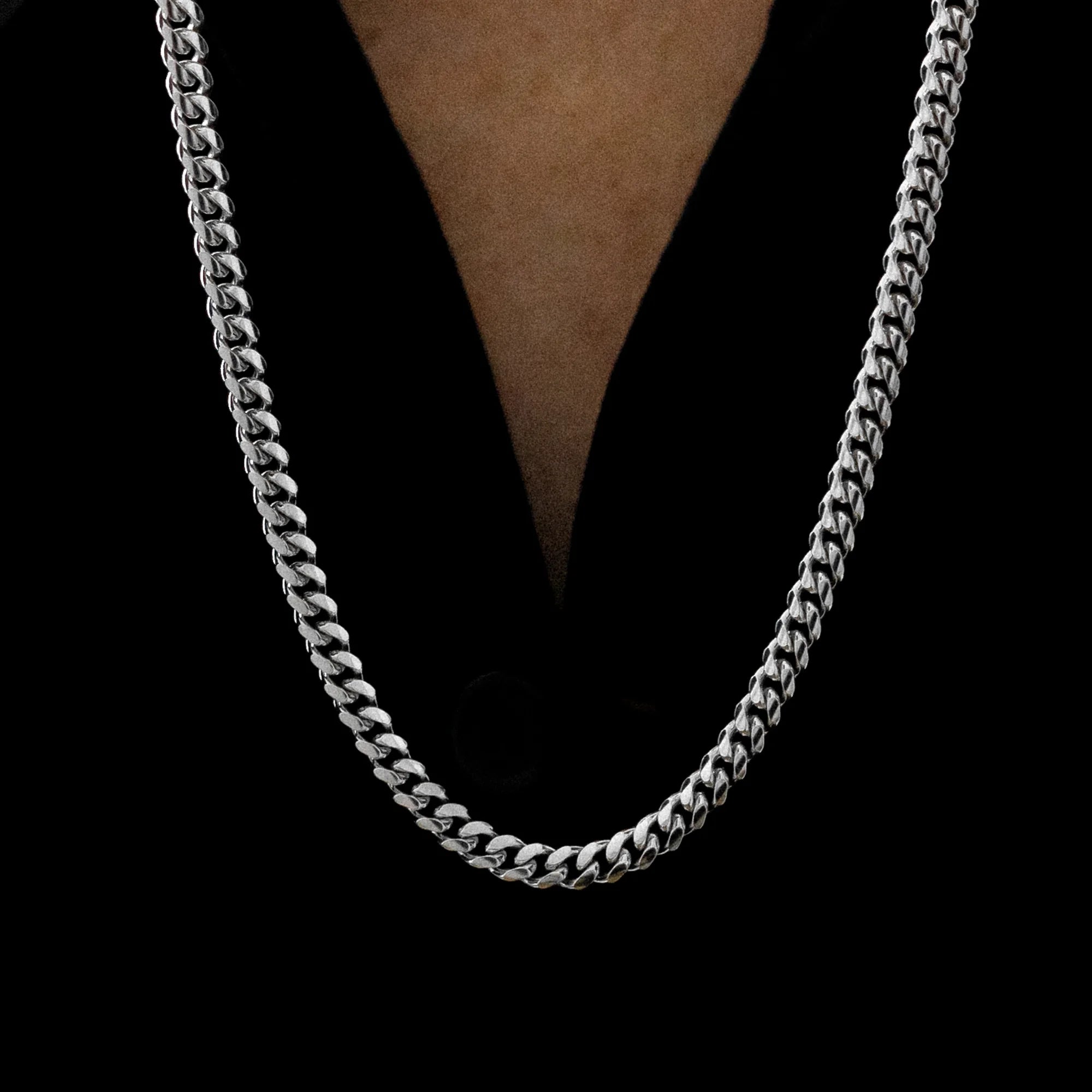 Cuban Chain 7mm Sterling Silver