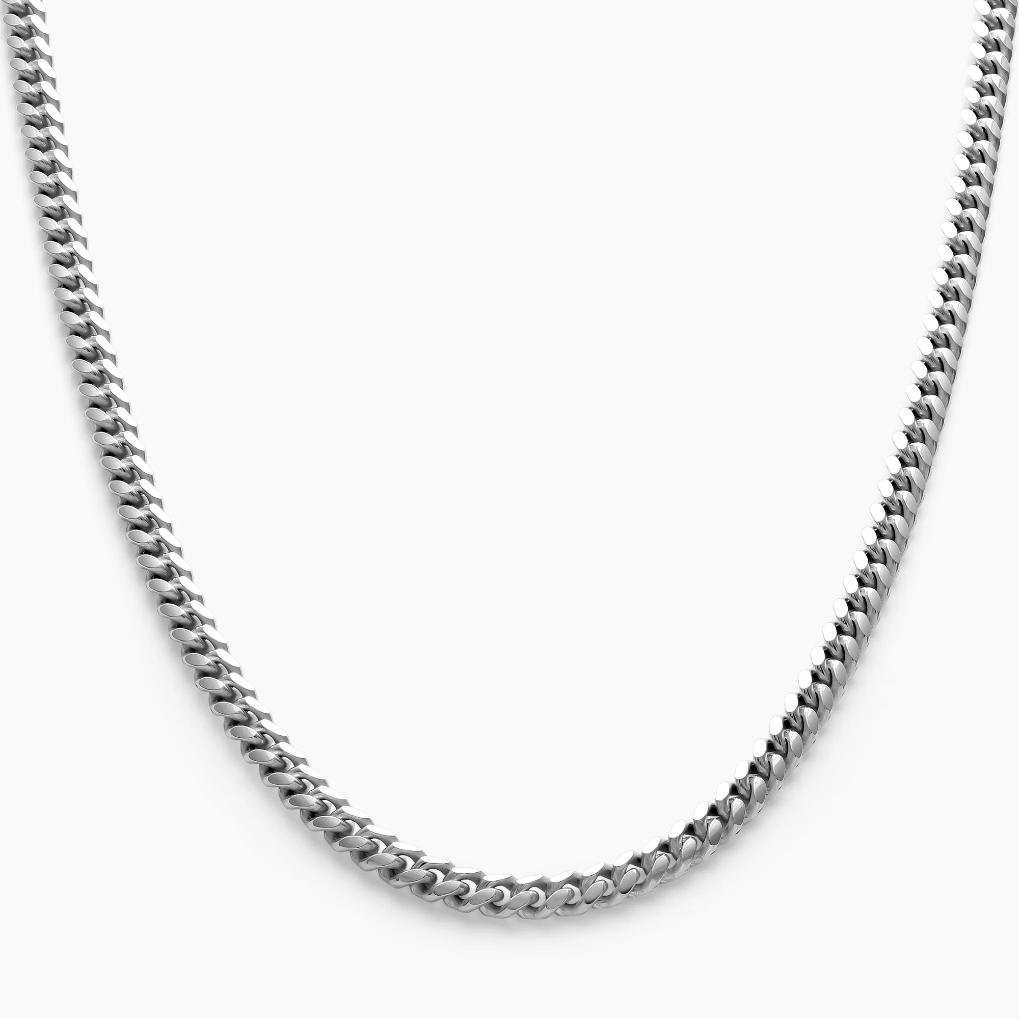 Cuban Link Chain 5mm in 925 Sterling Silver