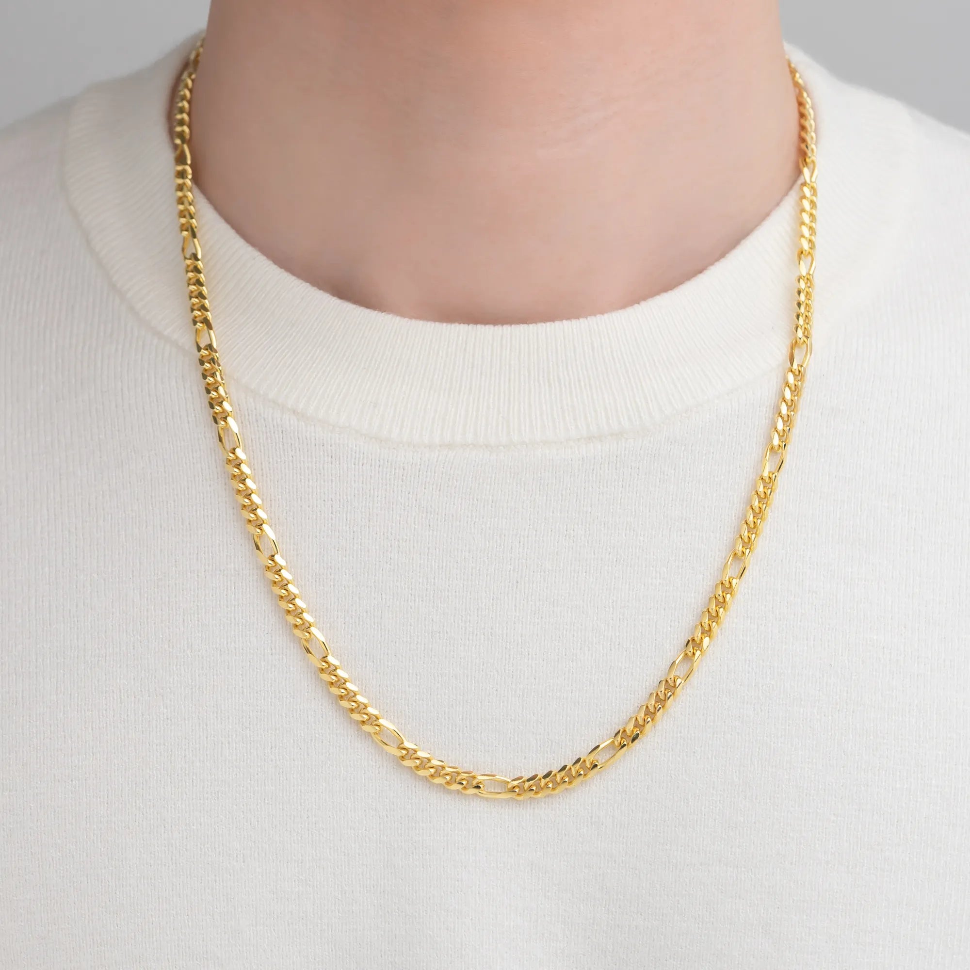 5mm Gold Figaro Chain