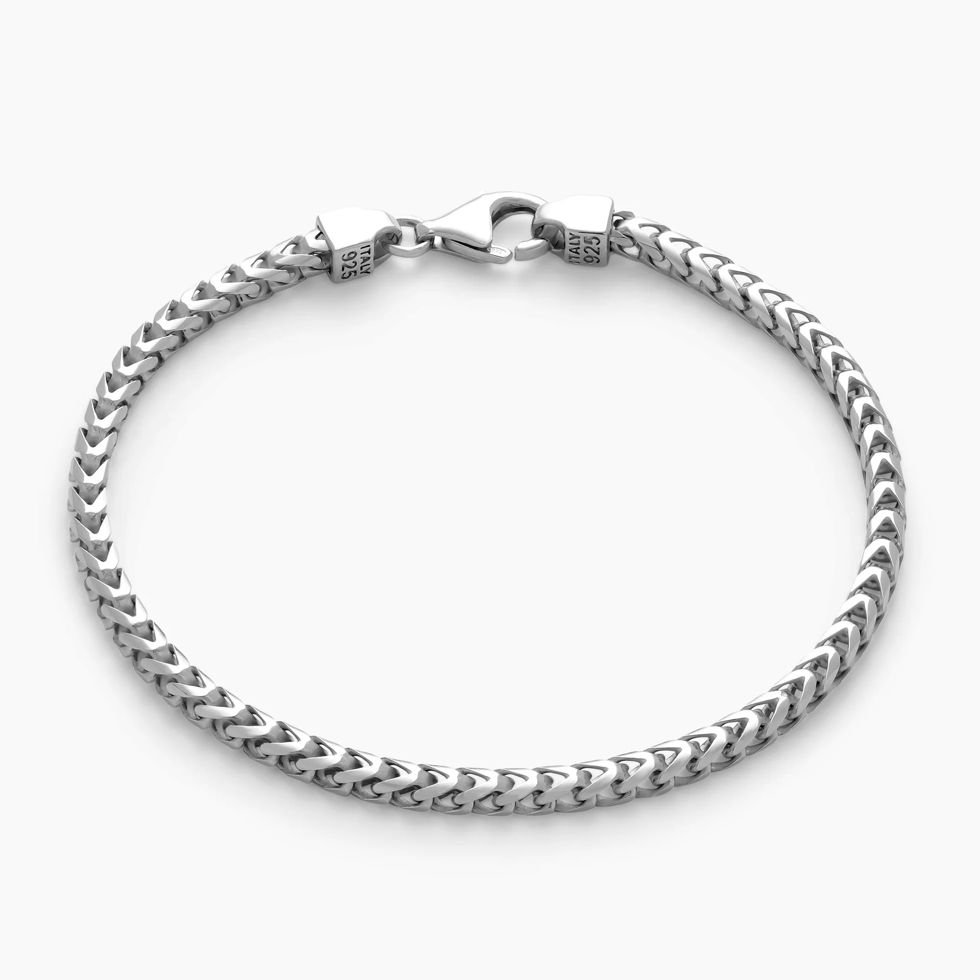 Franco Bracelet 3mm in 925 Sterling Silver