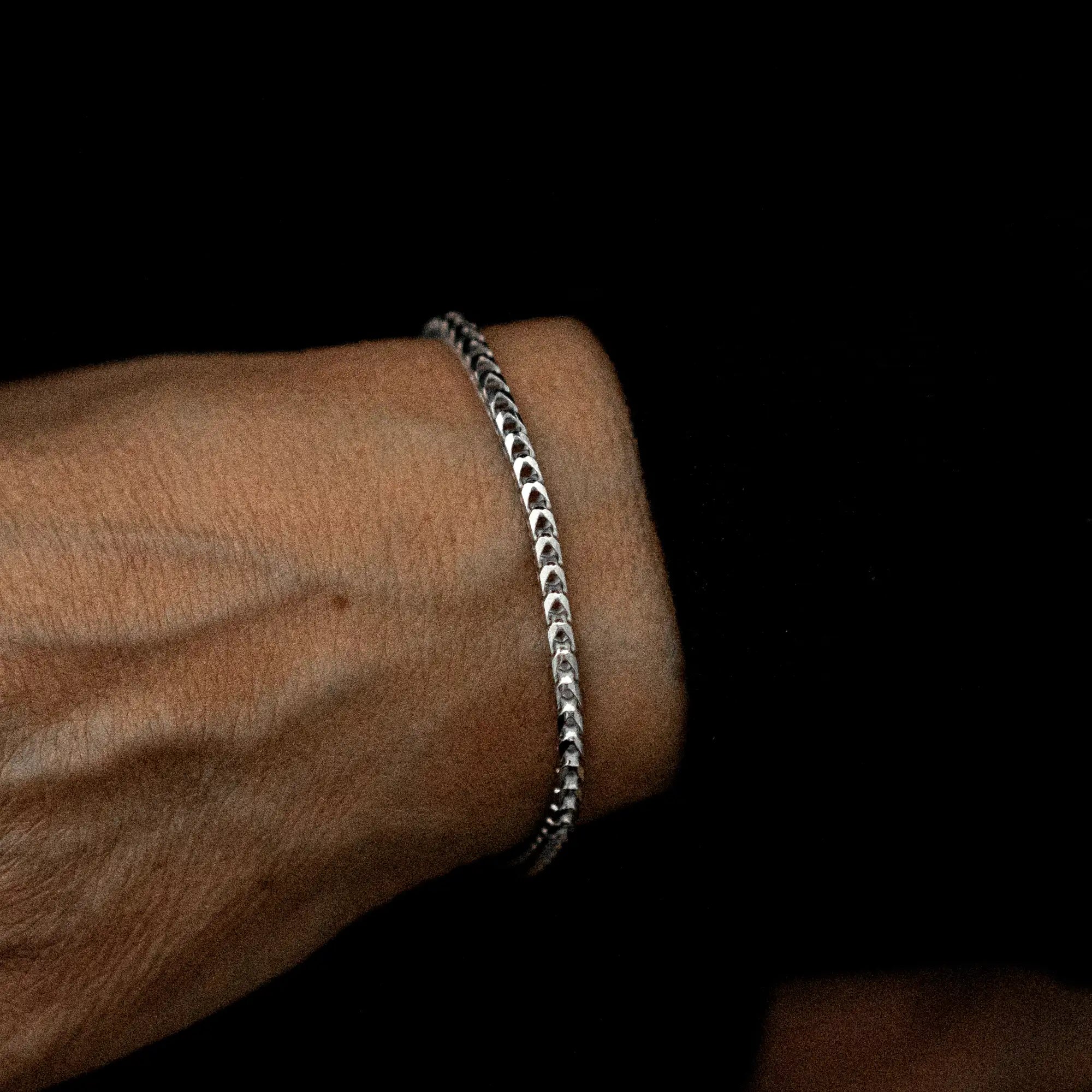 Franco Bracelet 3mm Sterling Silver