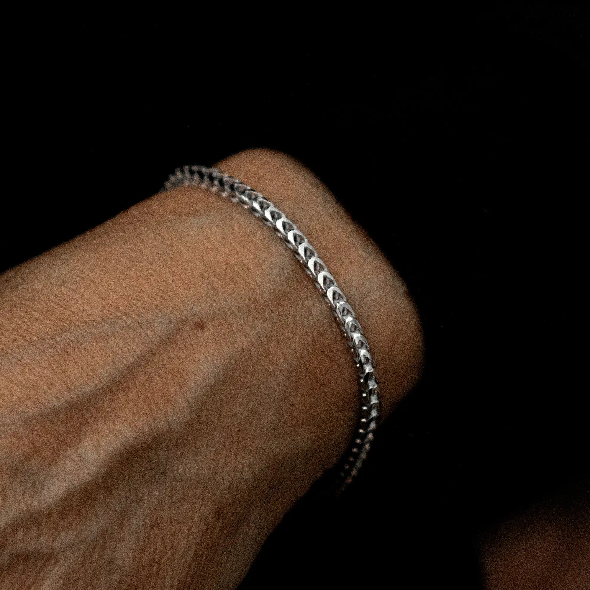 Franco Bracelet 3mm Sterling Silver