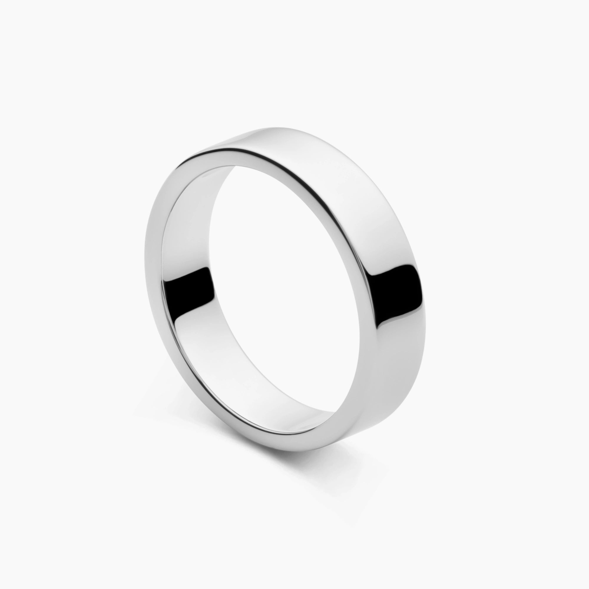 Polished 6mm Ring Sterling Silver