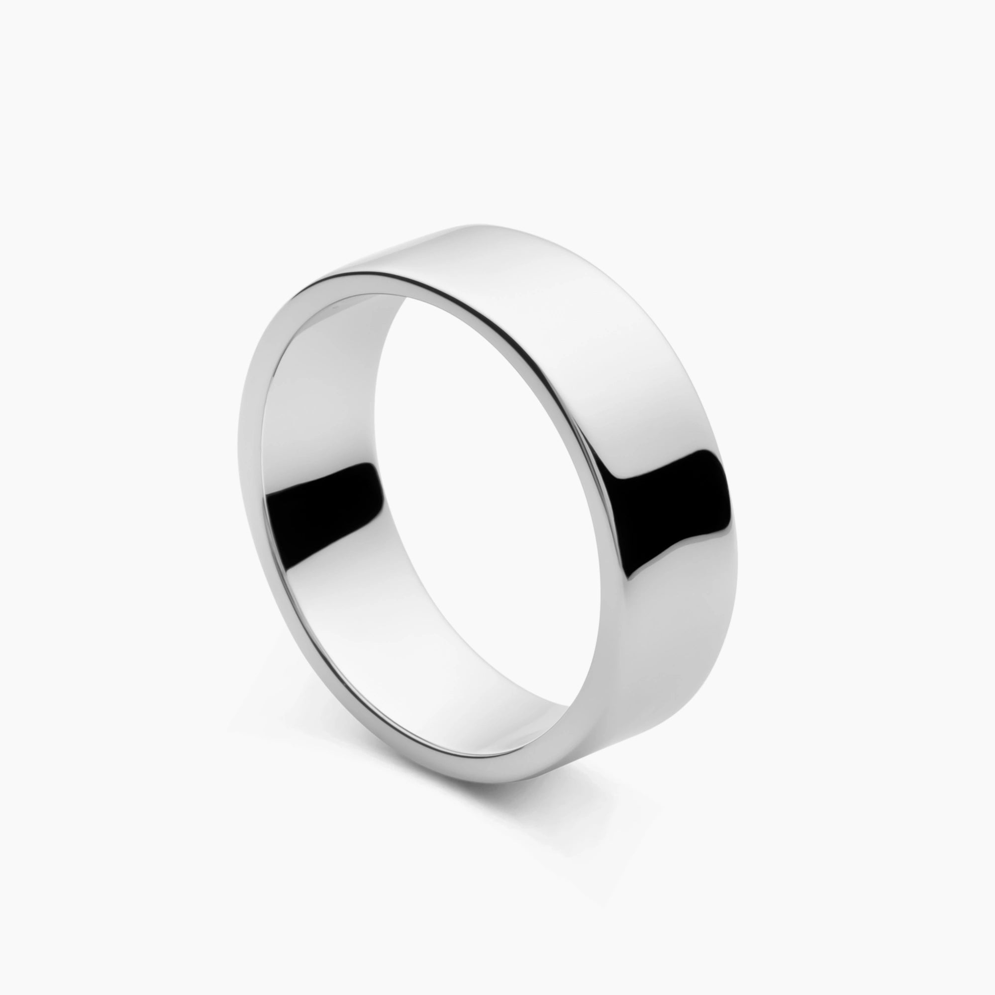 Polished 8mm Ring Sterling Silver