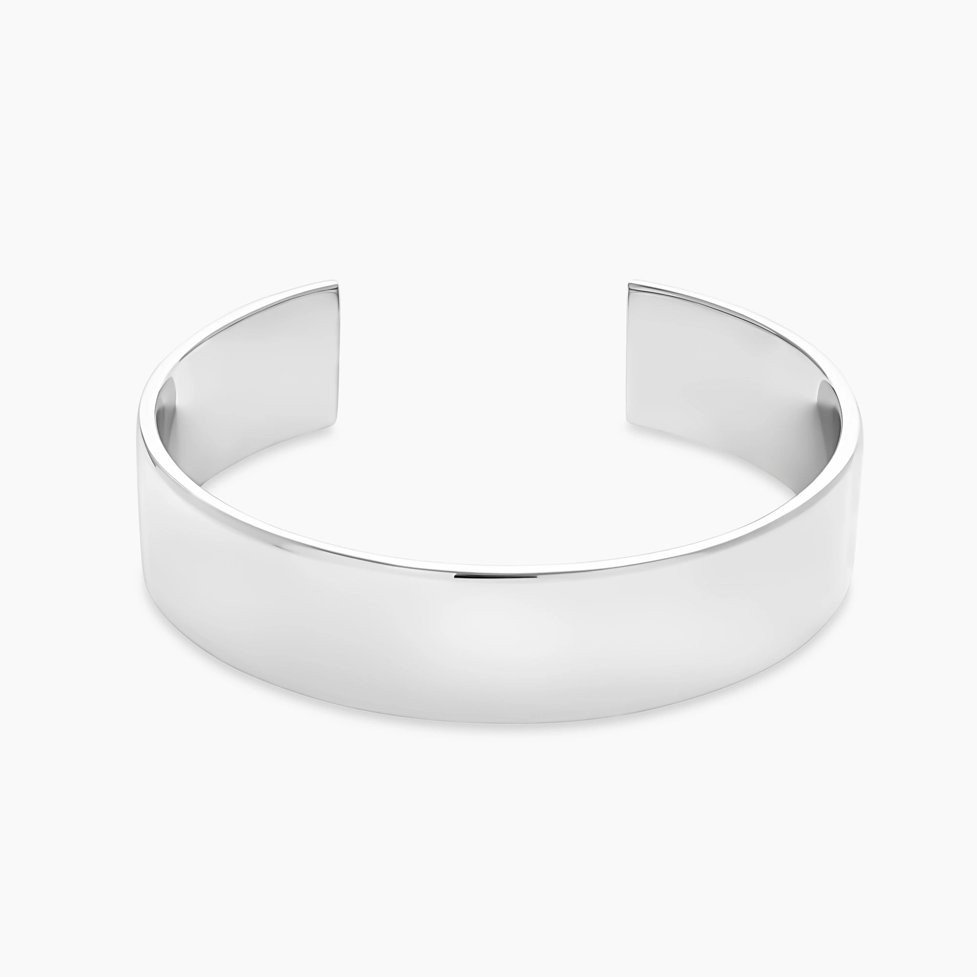 Polished Cuff Bracelet 16mm Sterling Silver