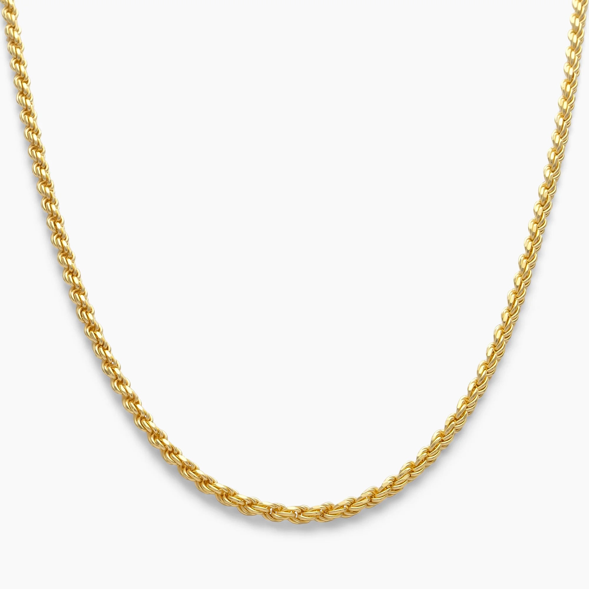 Rope Chain 2.5mm in 18k Gold Vermeil