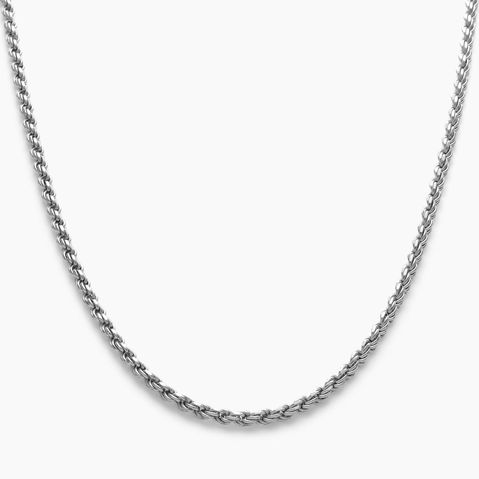 Rope Chain 2.5mm in 925 Sterling Silver