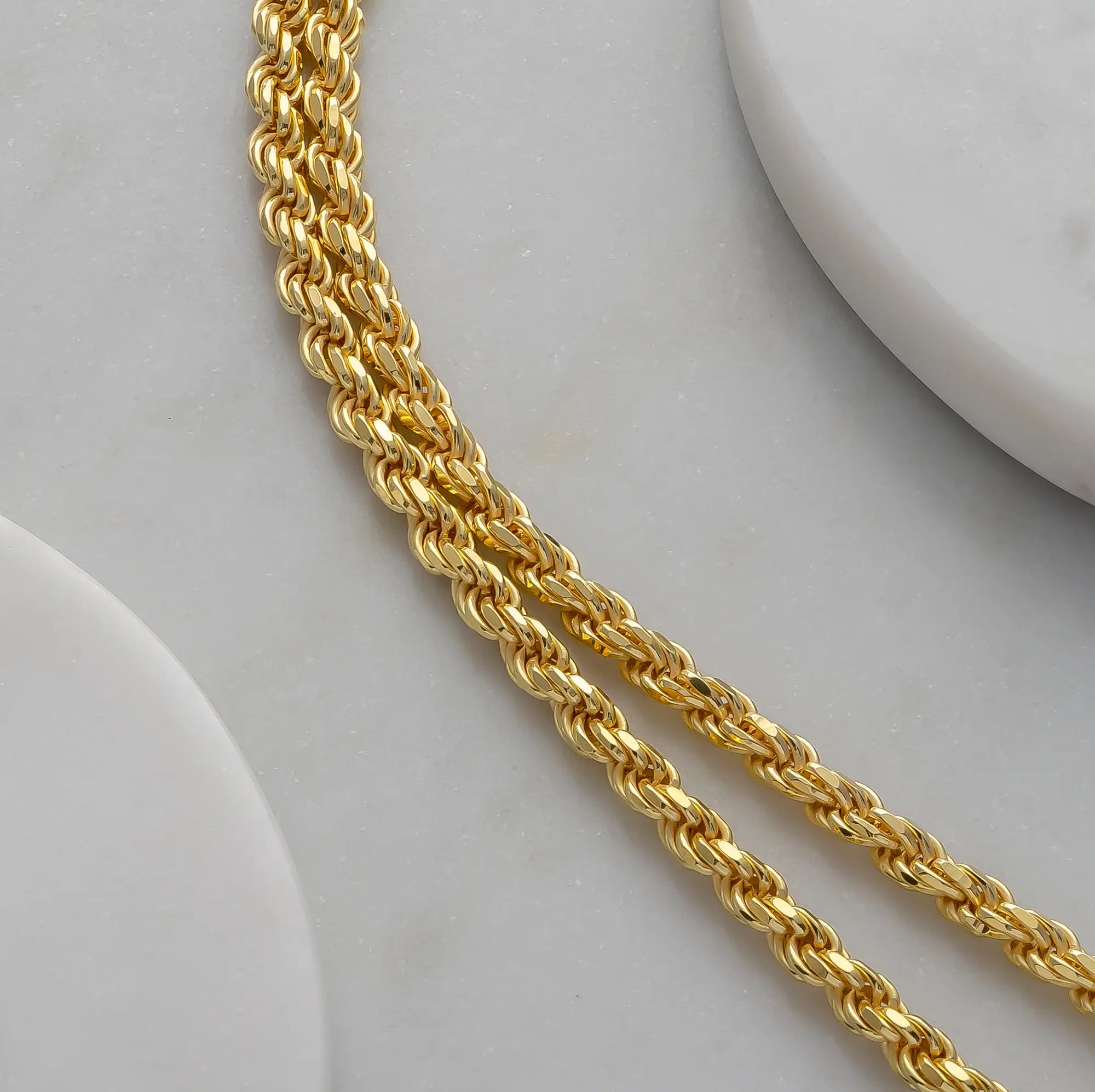 4mm Gold Rope Chain