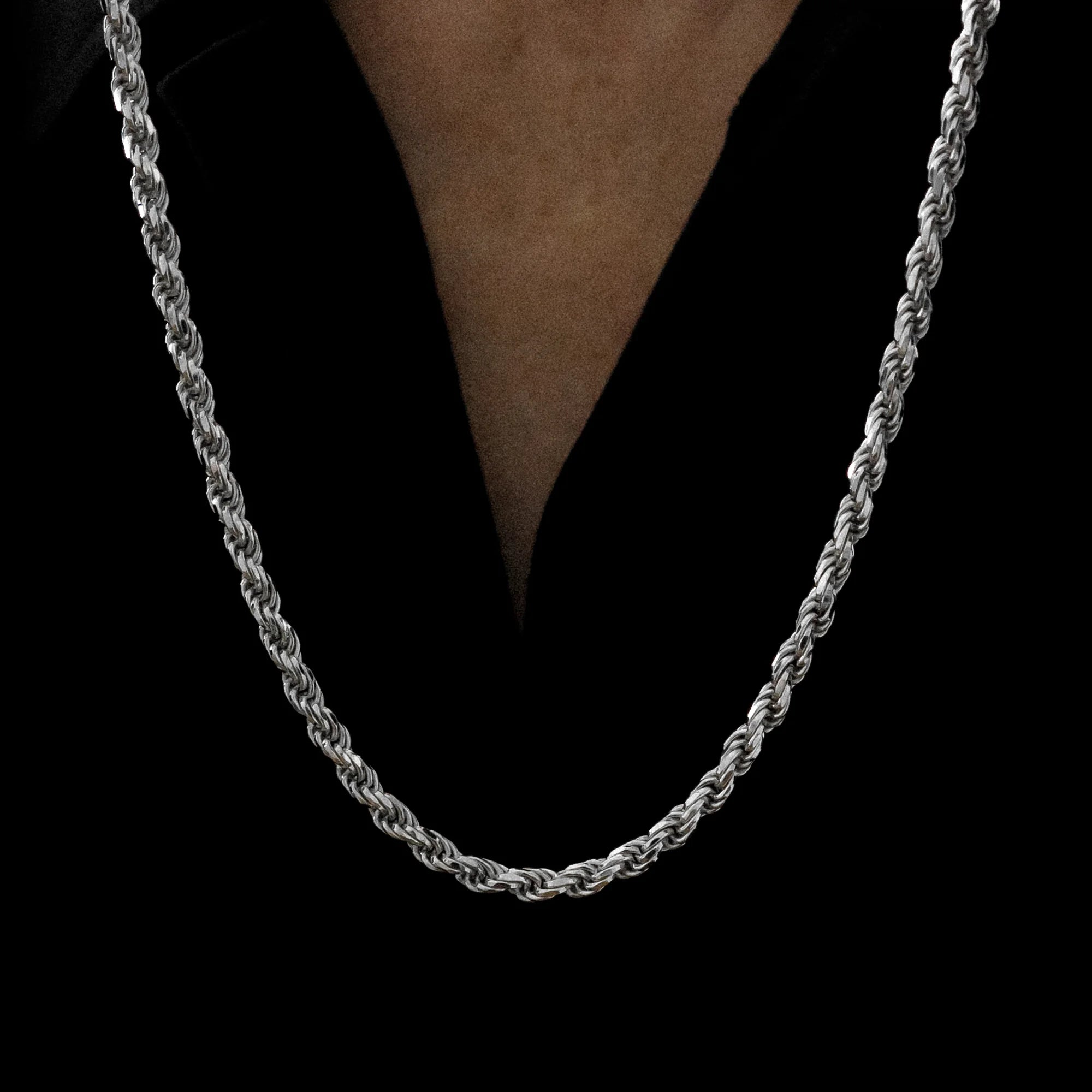 Rope Chain 6mm Sterling Silver