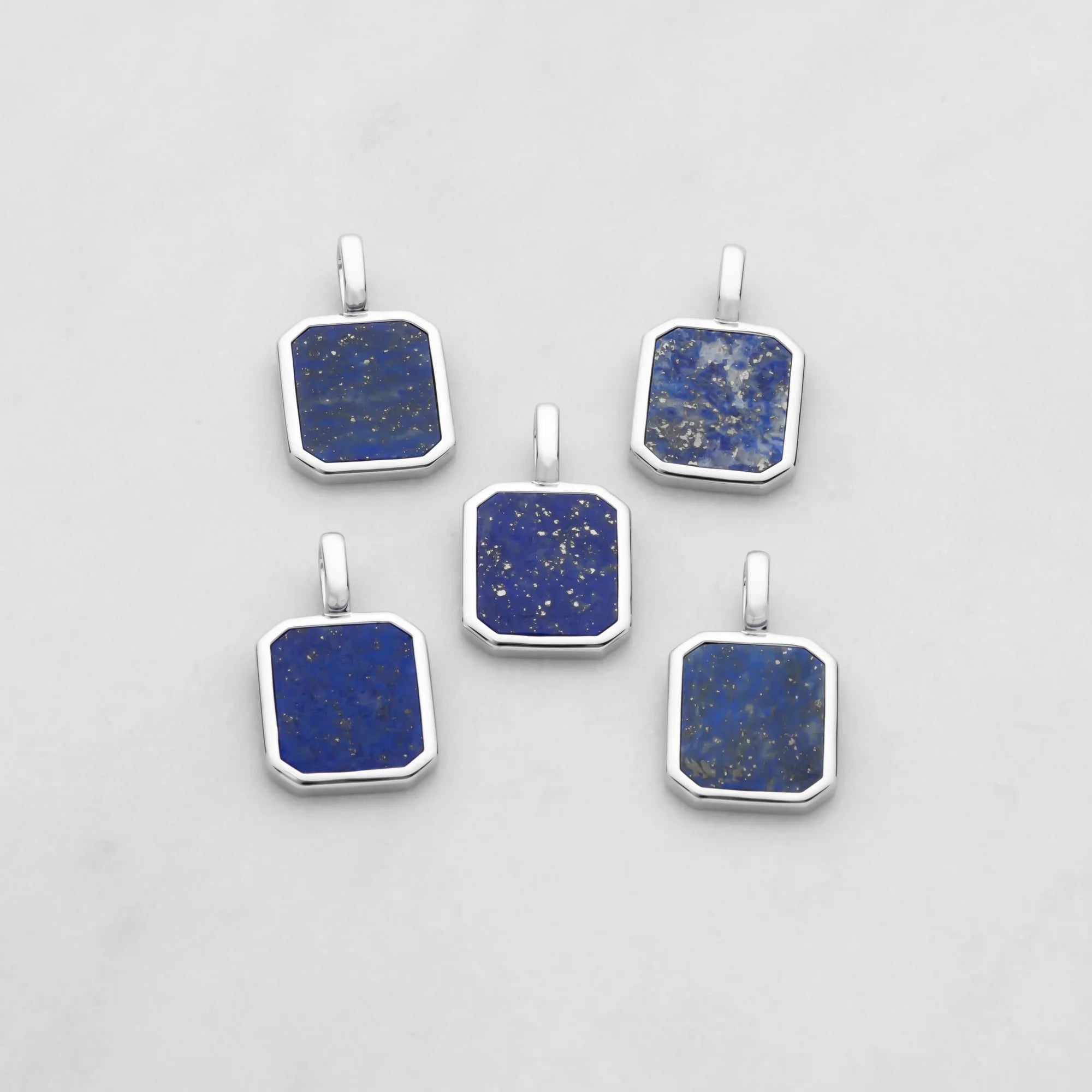 Sterling Silver Lapis Lazuli Pendants