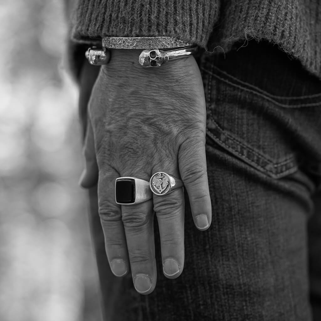 Anchor hot sale signet ring